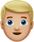 Blond Man Emoji